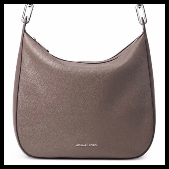 MICHAEL KORS Raven Large Shoulder Bag Dark Taupe - Picture 4 of 10